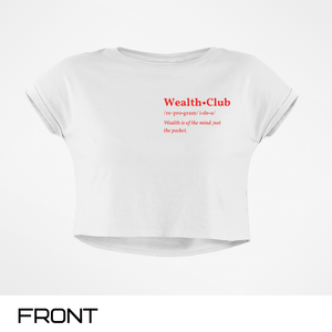 WHAT DEFINES YOU WOMENS CROP T-SHIRT