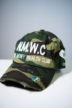 Load image into Gallery viewer, NMWC CAMO Distressed Dad Hat
