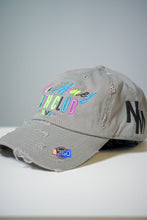 Load image into Gallery viewer, Neon Colorway Distressed Dad Hat
