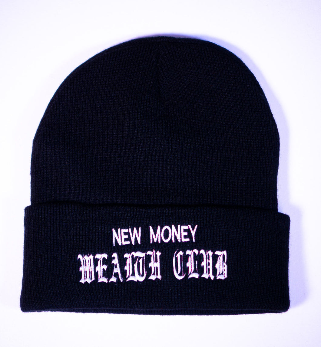 NMWC BLACK Long Beanie