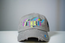 Load image into Gallery viewer, Neon Colorway Distressed Dad Hat
