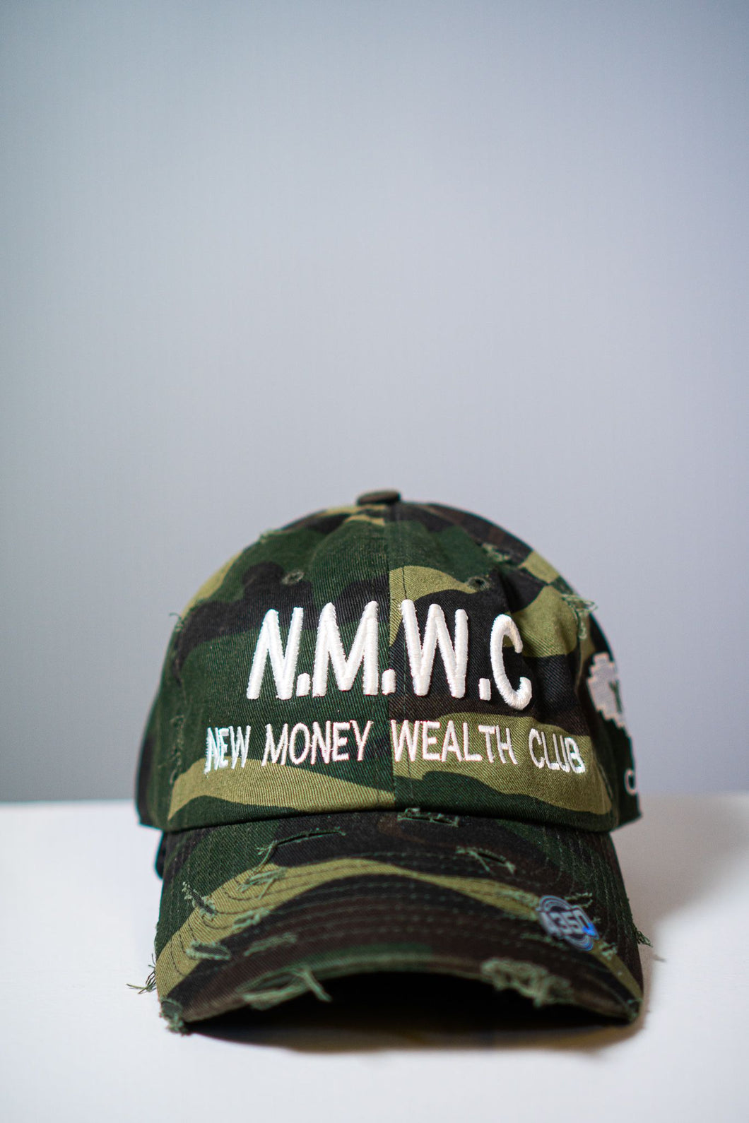 NMWC CAMO Distressed Dad Hat