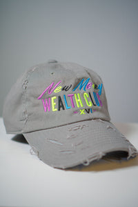 Neon Colorway Distressed Dad Hat