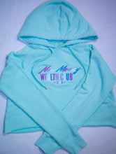 Load image into Gallery viewer, South Beach Colorway Womens Hooded Crop Top
