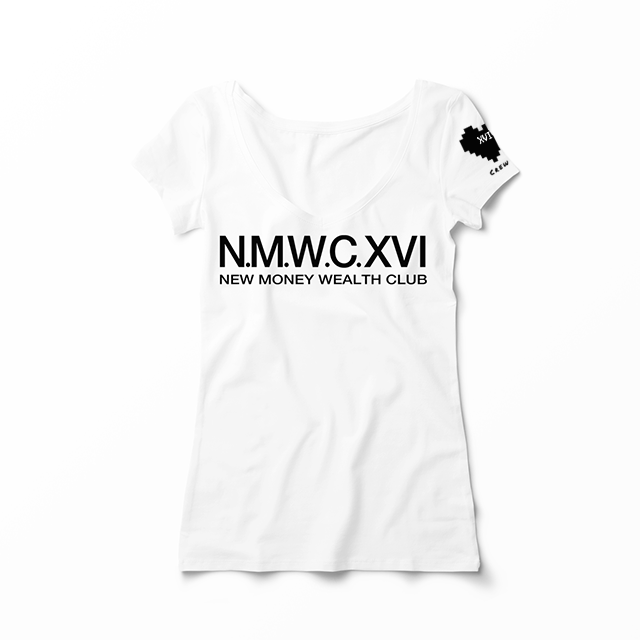 HEART ON MY SLEEVE Women's V-Neck T-Shirt